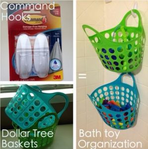 bath toys storage ideas