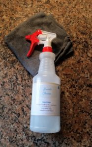 Looking for the best DIY granite cleaner recipe?? Look no further! Keep your granite counters looking shiny and new with simple granite cleaner.