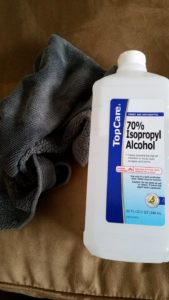 Learn @naturalsoapmom how to get stains out of couch cushions the easy way. Make your couch look new again! When you clean your couch cushion fabric you'll remove stains and remove odors. No more stinky couch! This DIY couch cleaning solution is fast and cheap. You only need a few basic items to succeed. Don't get a new couch, clean it! Works on all types of fabrics too. I'll show you how with this microfiber couch. #cleancouch #couchcleaning #couchstains #stainedcouch #kidmess #messykids